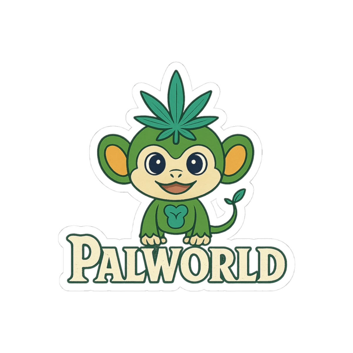 Tanzee Palworld Plant Sticker - Official stickers merchandise