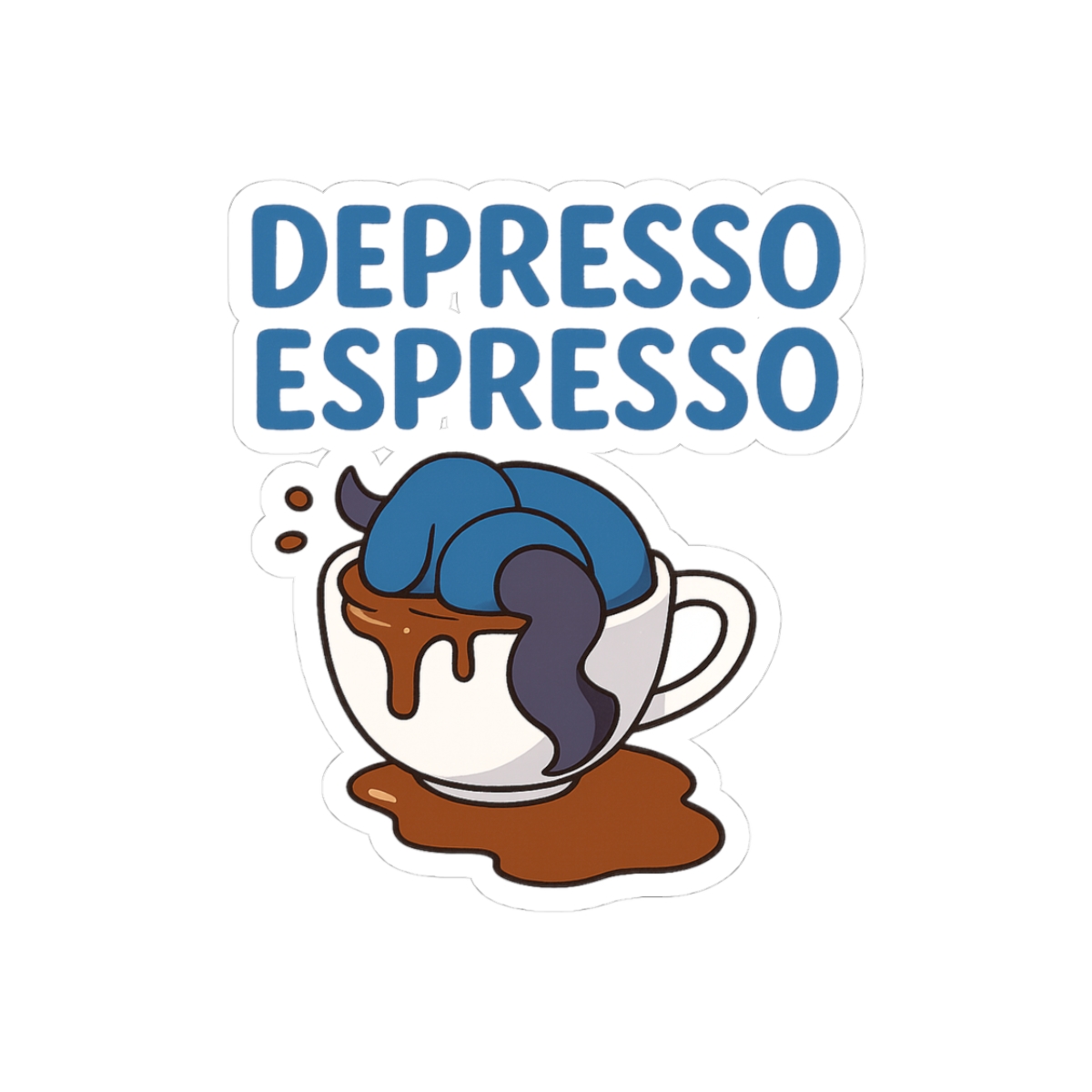 Palworld Depresso Espresso Sticker - Official stickers merchandise