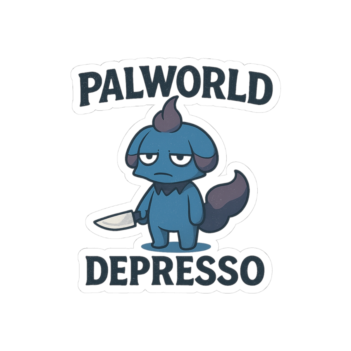 Palworld Depresso Funny Sticker - Official stickers merchandise