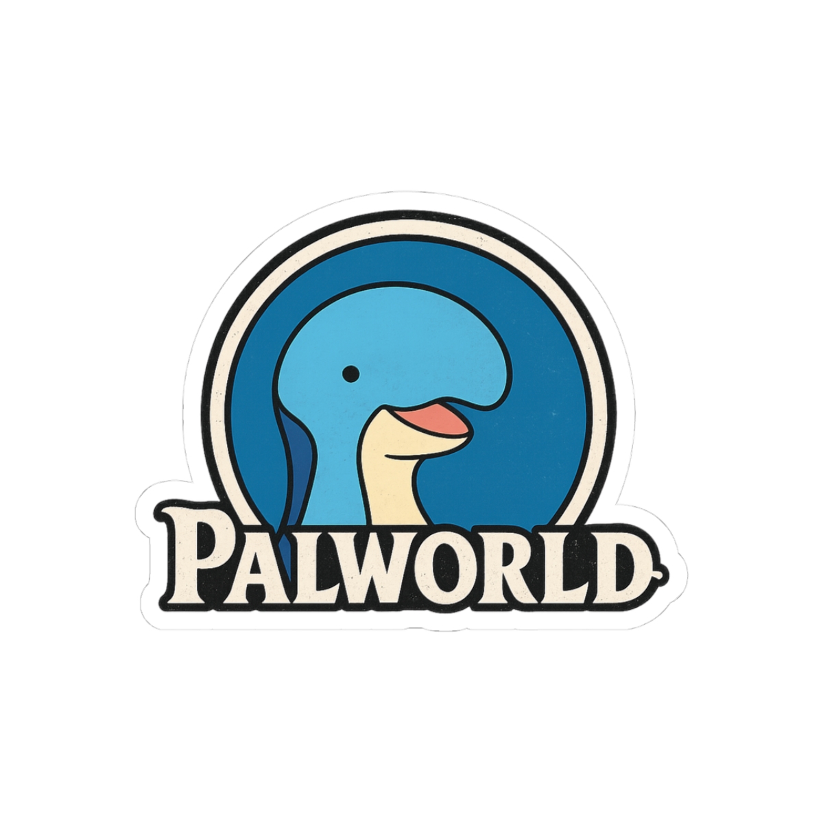 Palworld Icon Logo Gamer Sticker - Official stickers merchandise