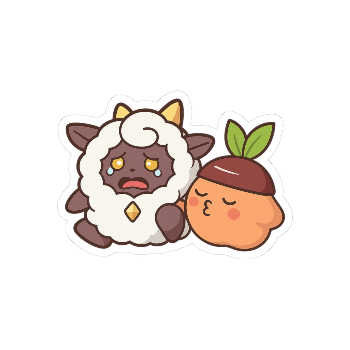 Lamball and Gumoss Palworld Sticker - Official stickers merchandise