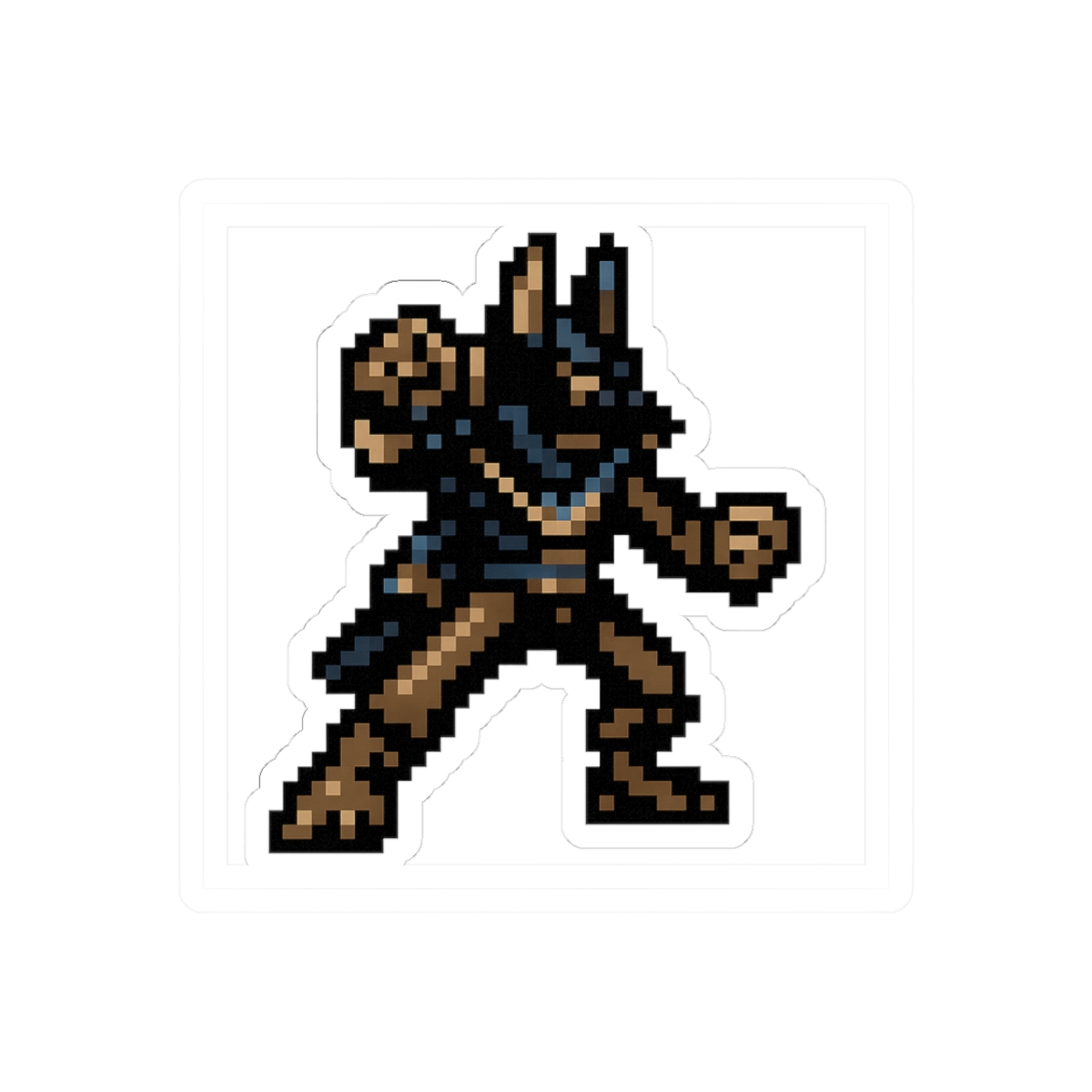 Retro Pixel Pals Anubis Sticker - Official stickers merchandise