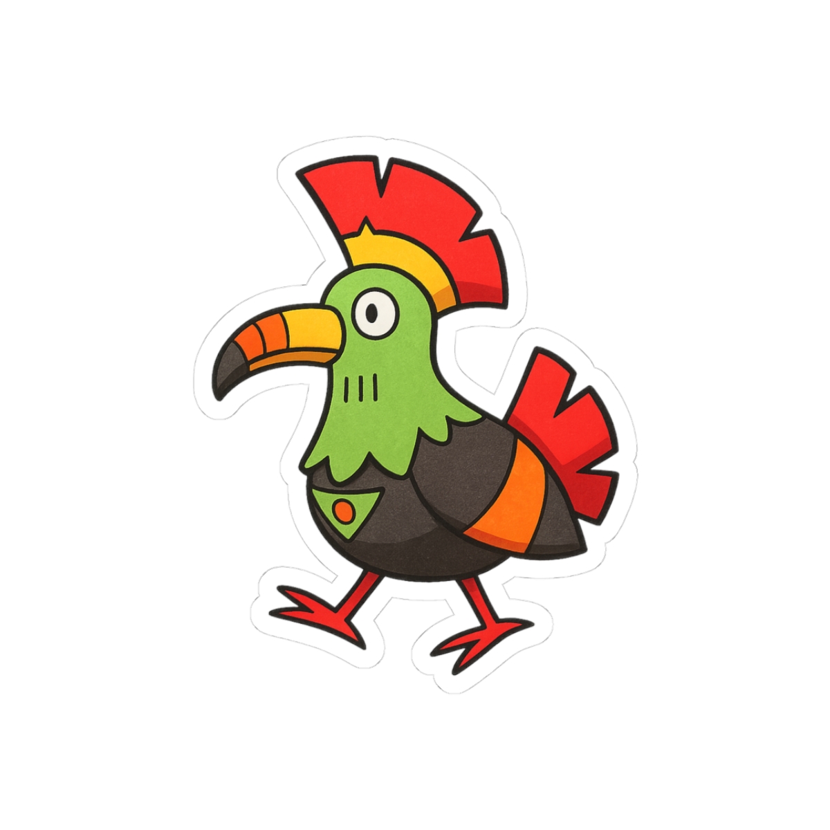 Cute Tocotoco Palworld Fluffy Sticker - Official stickers merchandise