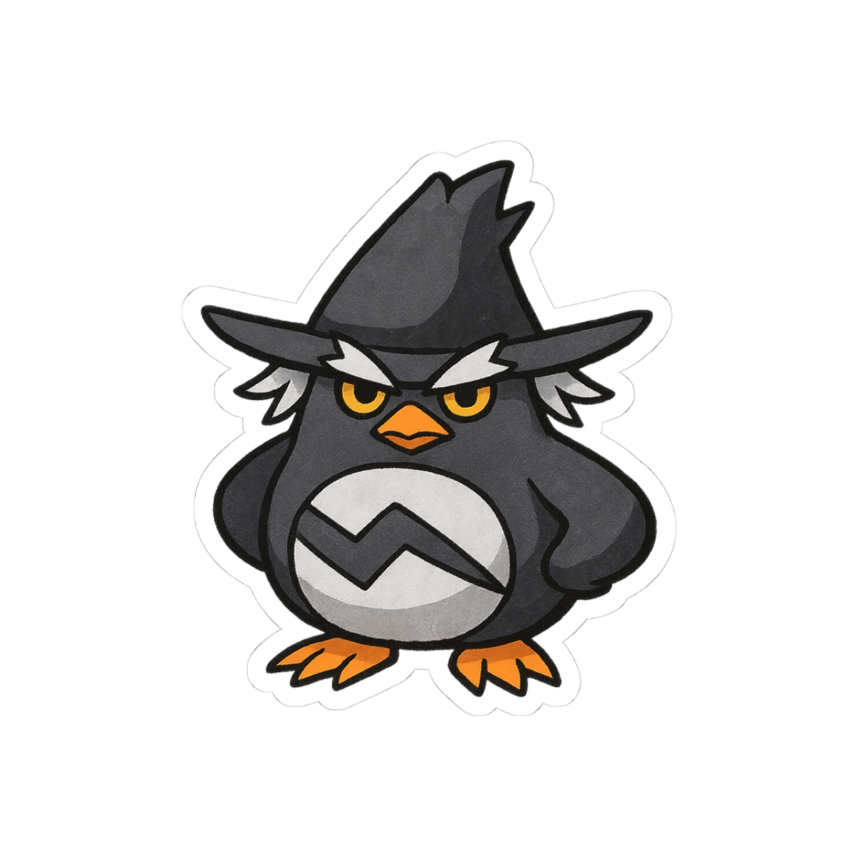 Palworld Hoocrates Dark Owl Sticker - Official stickers merchandise