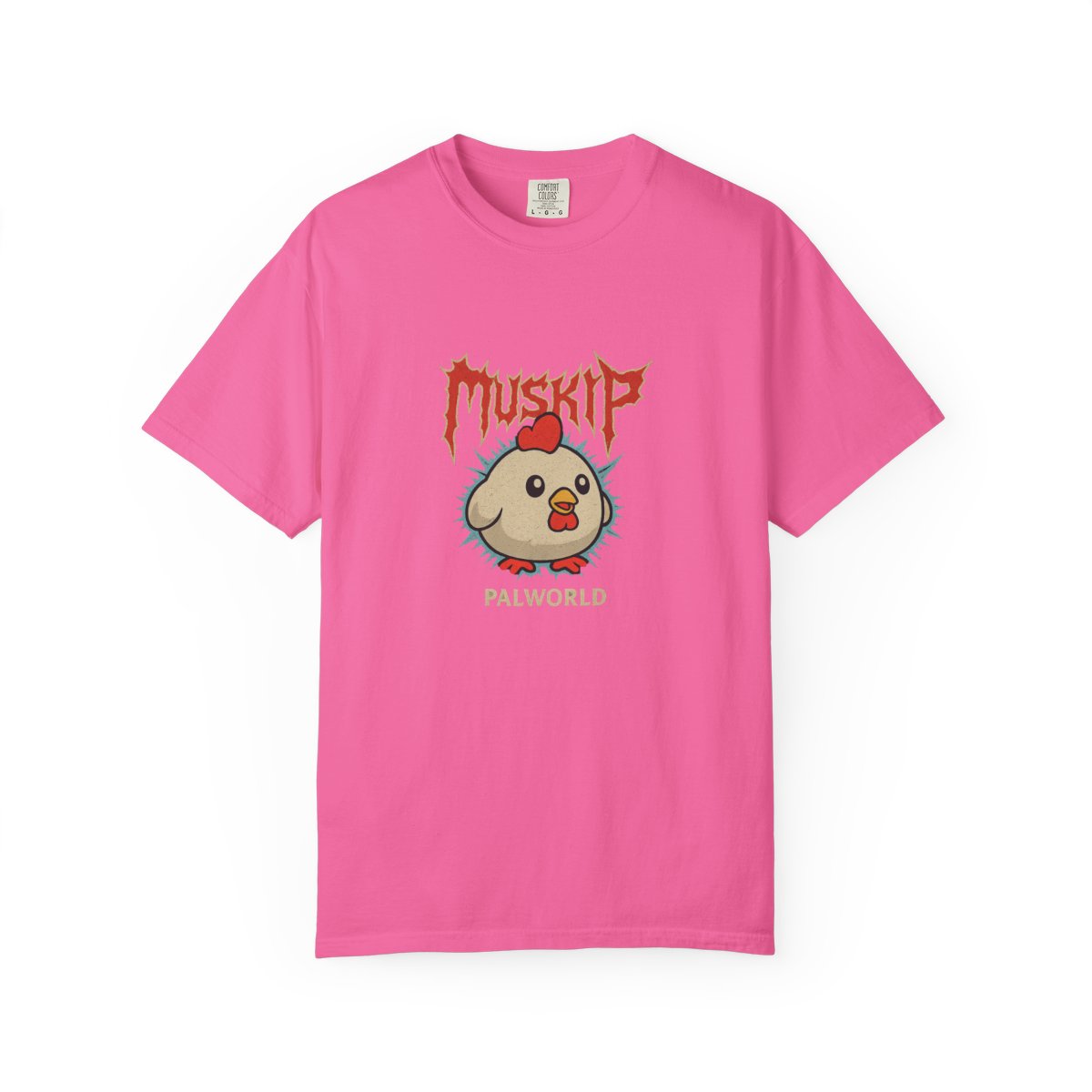 Chikipi Heavy Metal Portrait Palworld T-Shirt - Official T-Shirts merchandise