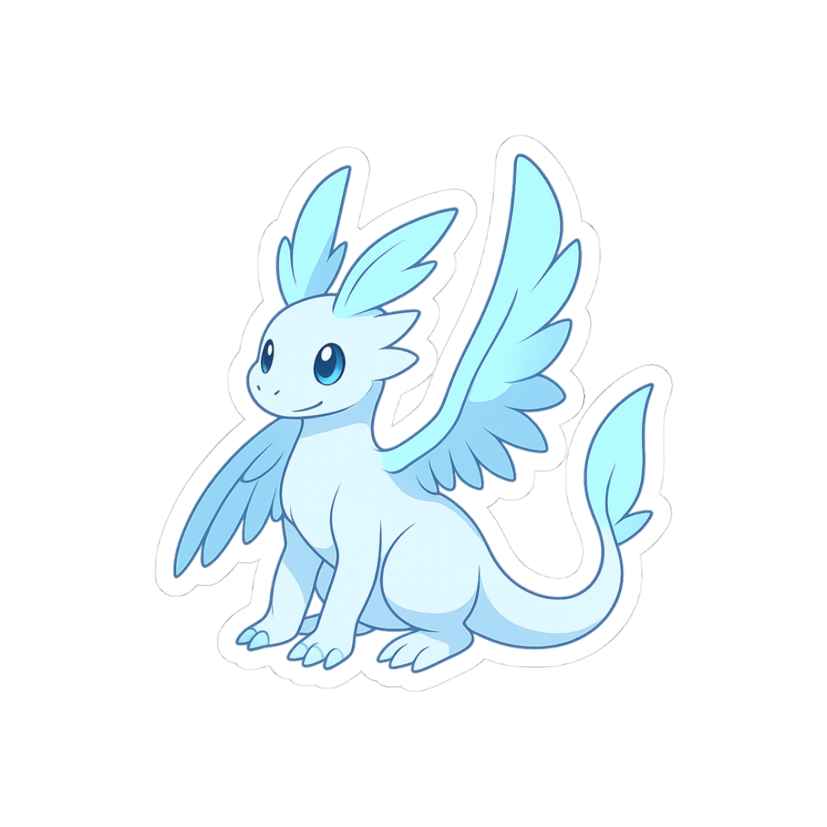 Adorable Baby Quivern Pokémon Sticker - Official stickers merchandise