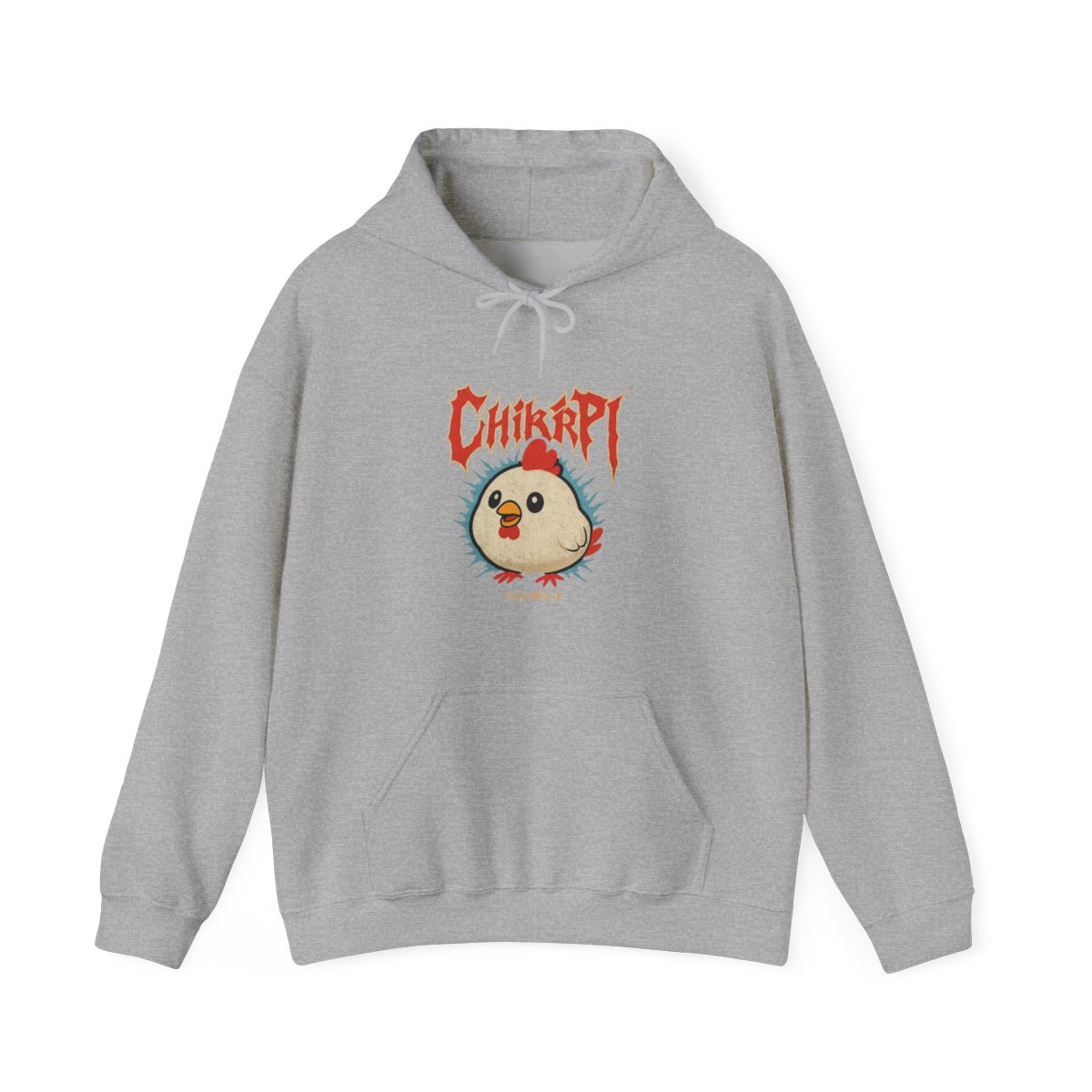 Palworld Chikipi Heavy Metal Portrait Pullover Hoodie - Official hoodies merchandise