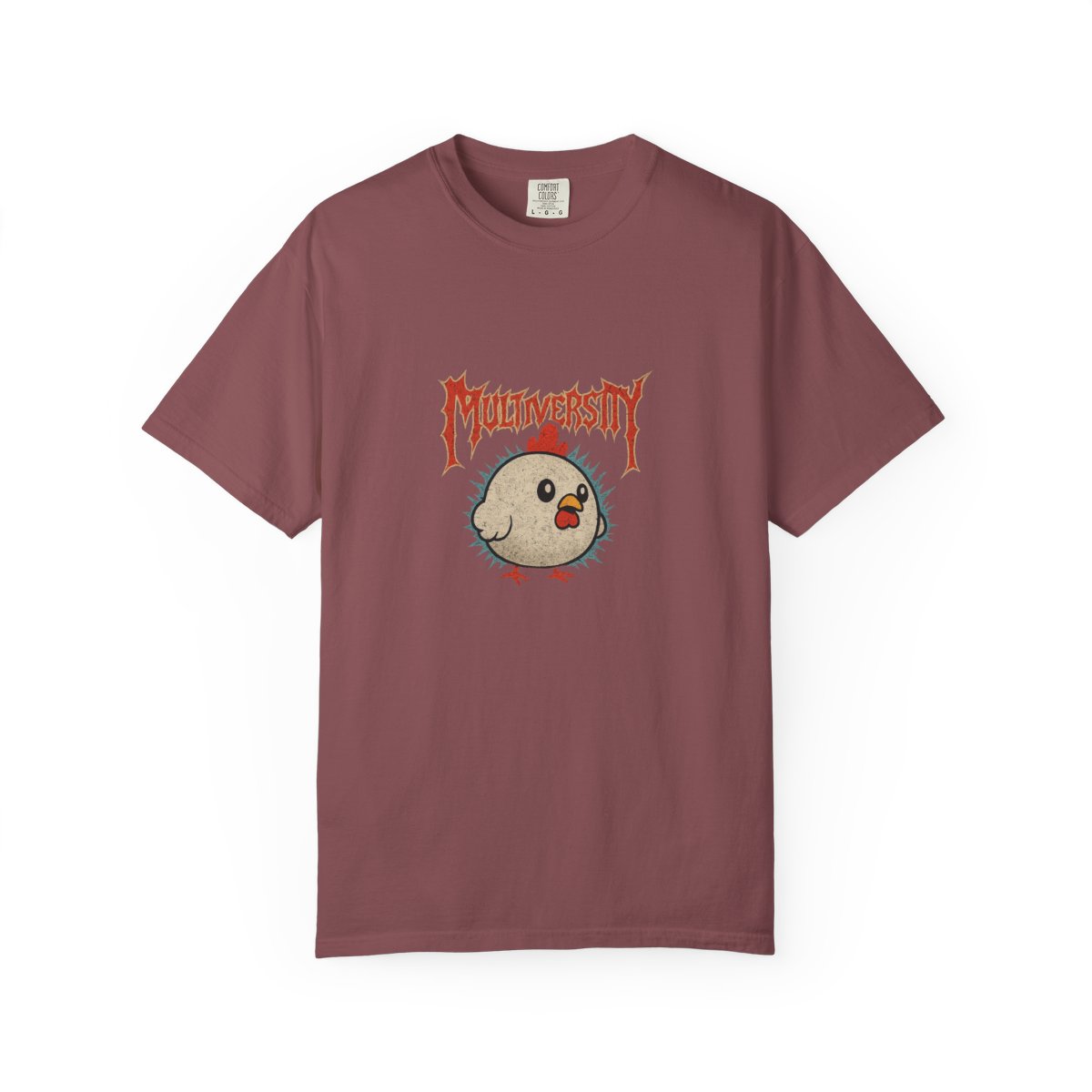 Palworld Chikipi Heavy Metal Portrait V-Neck T-Shirt - Official t-shirts merchandise