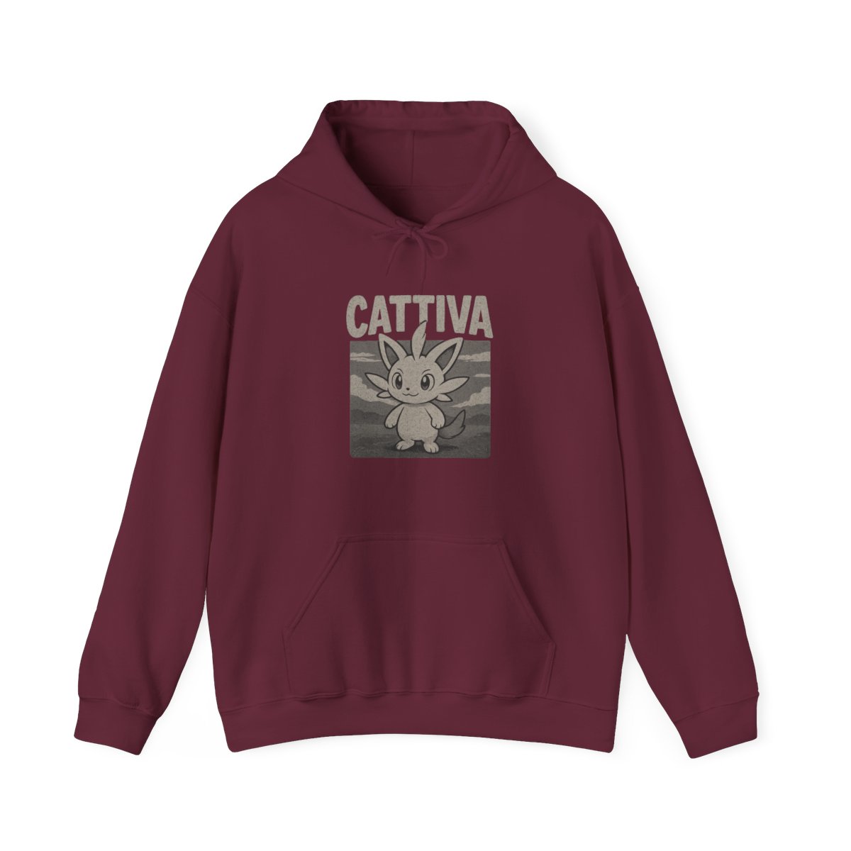 Palworld Cattiva Nature Portrait Pullover Hoodie - alternate angle 3, merchandise