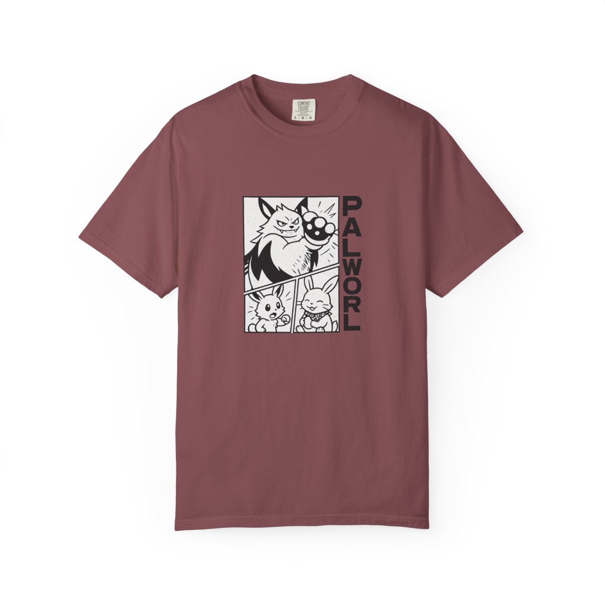 Palworld Pals Black and White Collage T-Shirt - Official t-shirts merchandise