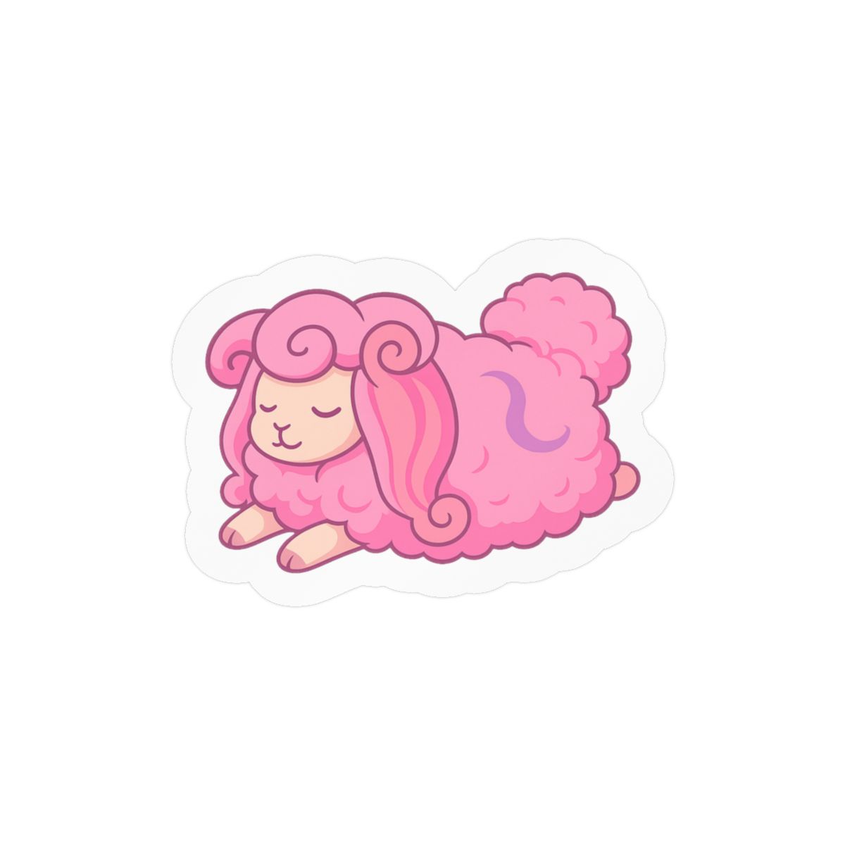 Palworld Woolipop Sticker | Cute Cotton Candy Sheep Vinyl Decal