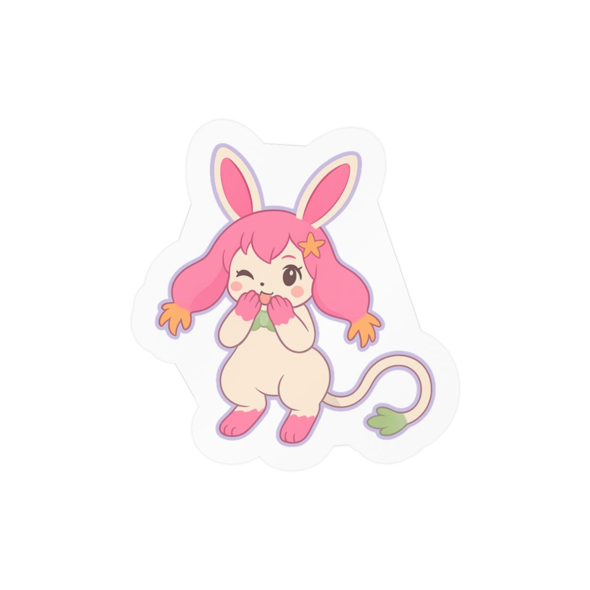 Palworld Flopie Cute Bunny Sticker | Adorable Vinyl Decal - Official stickers merchandise