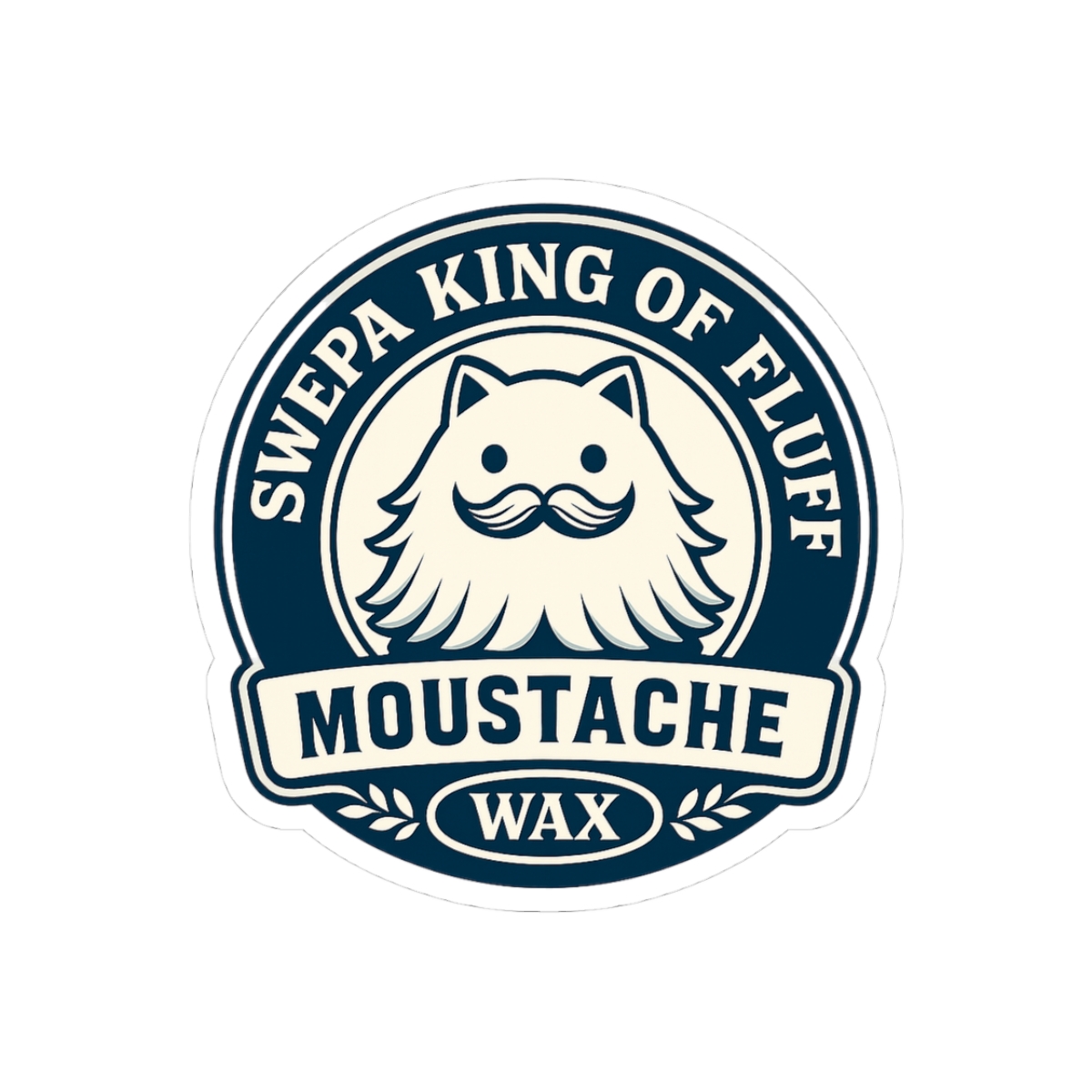 Sweepa Mustache Wax Pun Sticker - Official stickers merchandise