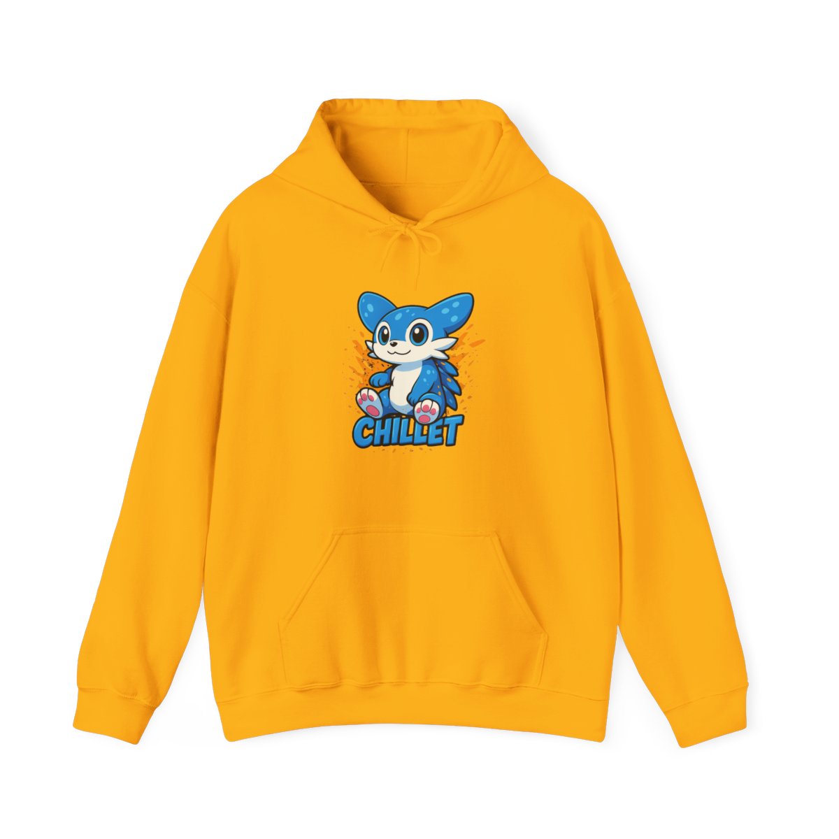 Chillet Palworld Merch Hoodie | Pal Fan Gift Graphic Back Print - alternate angle 3, merchandise