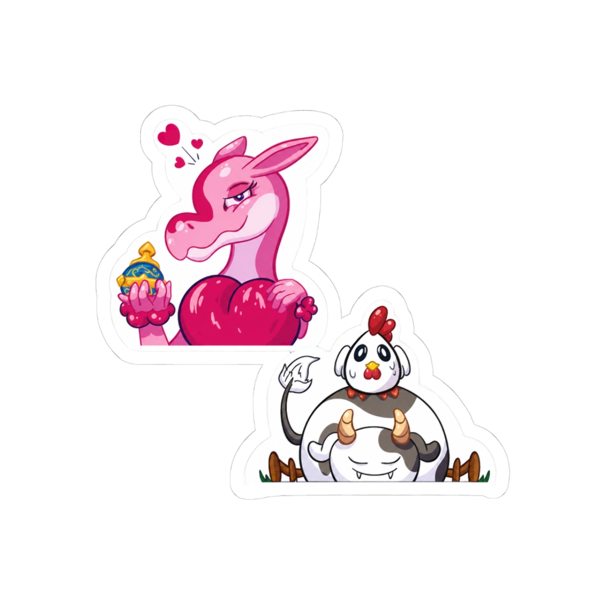 Stacked Sticker Collage Laptops Sticker - Official stickers merchandise