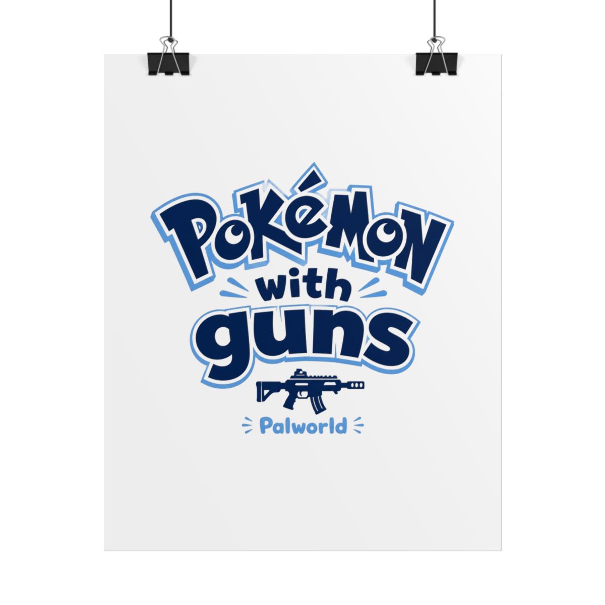 Palworld "Pokémon with guns" Poster