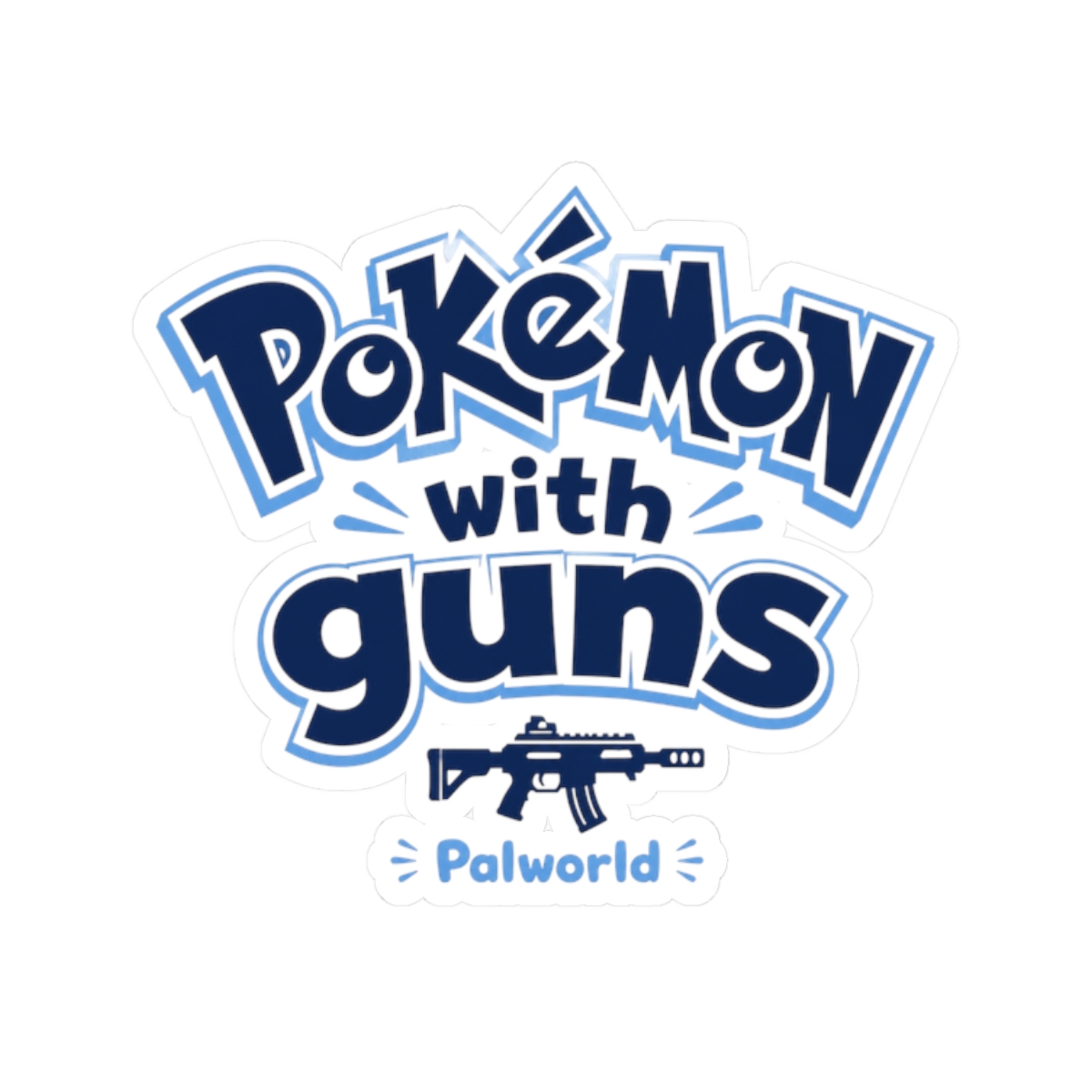 Palworld "Pokémon with guns" Sticker - Official Stickers merchandise