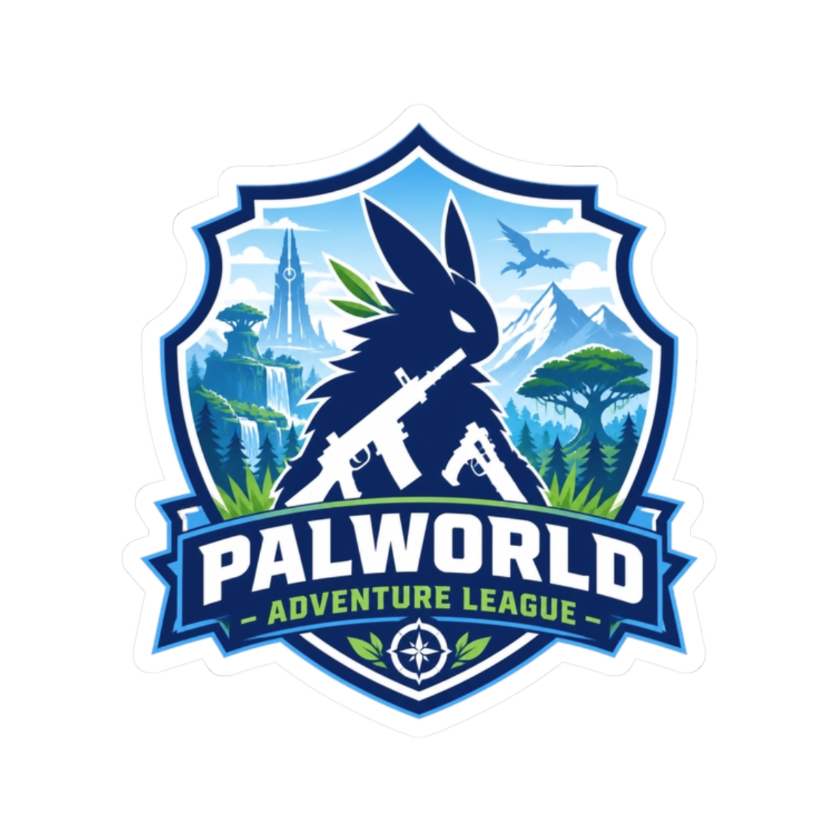 Palworld "Palworld Adventure League" Sticker - alternate angle 1, merchandise