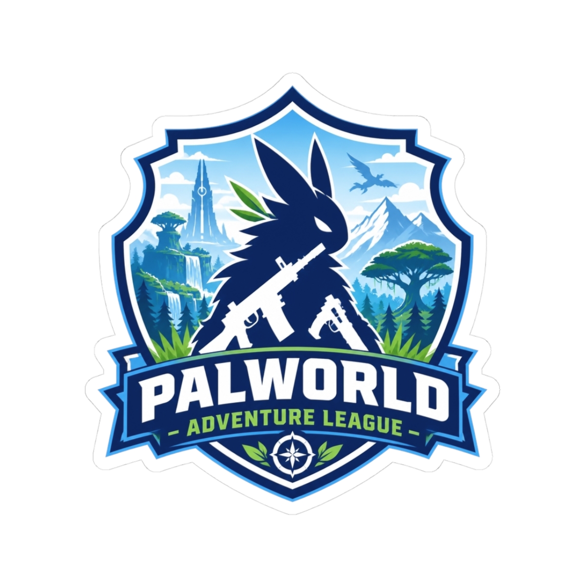 Palworld "Palworld Adventure League" Sticker - alternate angle 3, merchandise