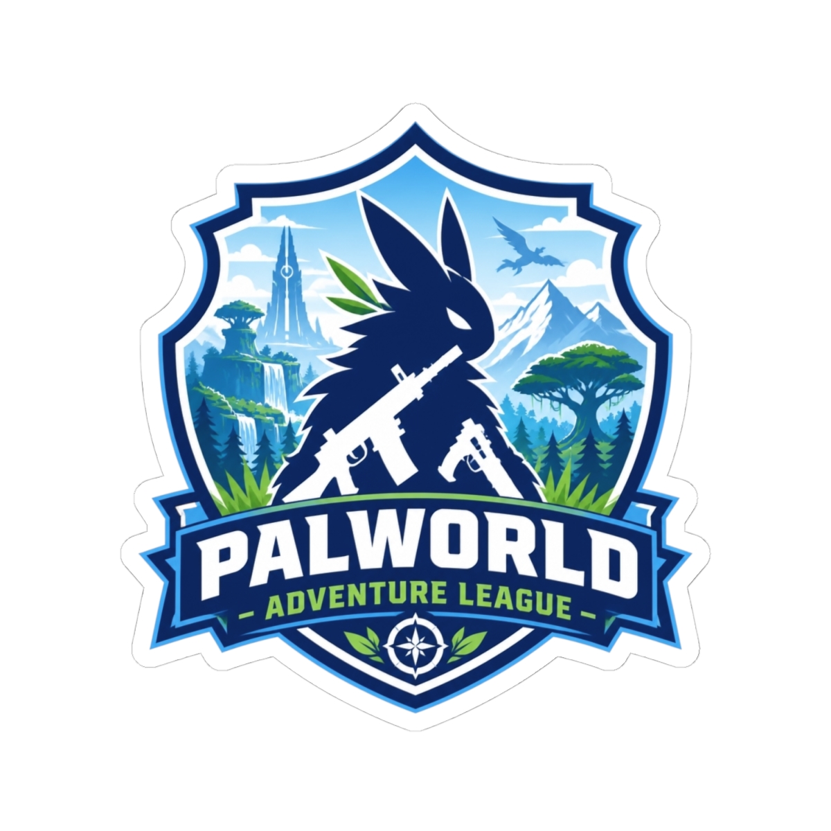 Palworld "Palworld Adventure League" Sticker - alternate angle 5, merchandise