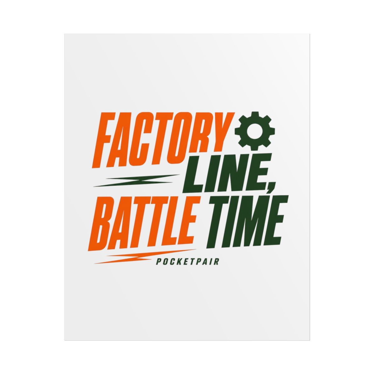 Palworld "Factory Line, Battle Time" Poster - Official posters merchandise