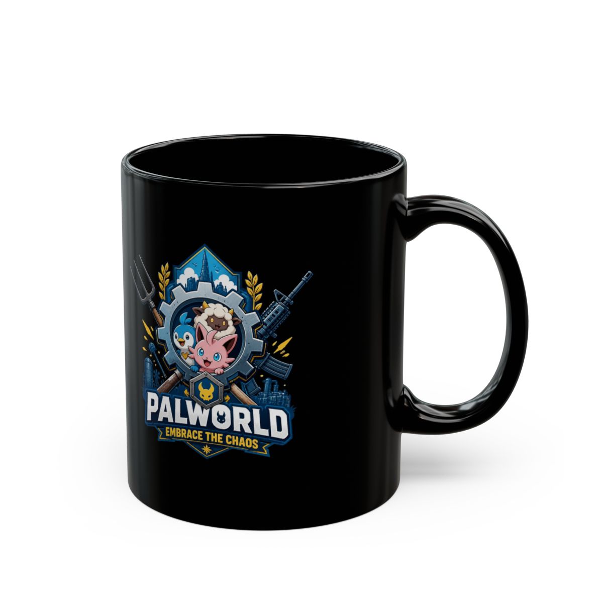Palworld "Palworld: Embrace the Chaos" Black Mug
