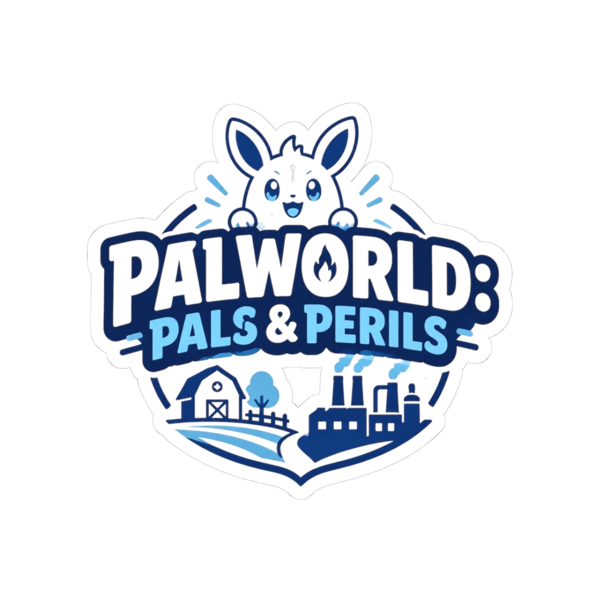 Palworld "Palworld: Pals & Perils" Sticker - alternate angle 1, merchandise