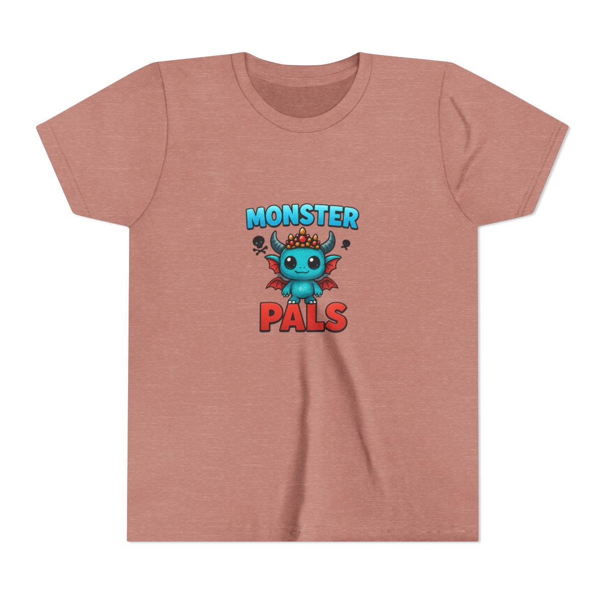 Adorable Monster Pals Graphic Kids T-Shirt - alternate angle 2, merchandise