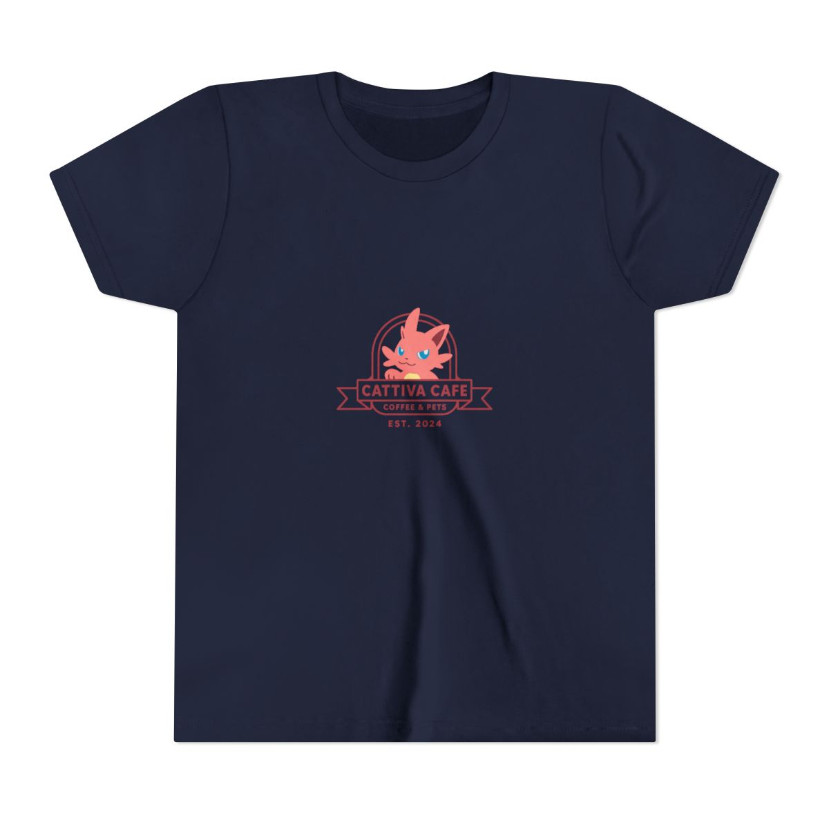 Cattiva Cafe Kids T-Shirt - alternate angle 3, merchandise