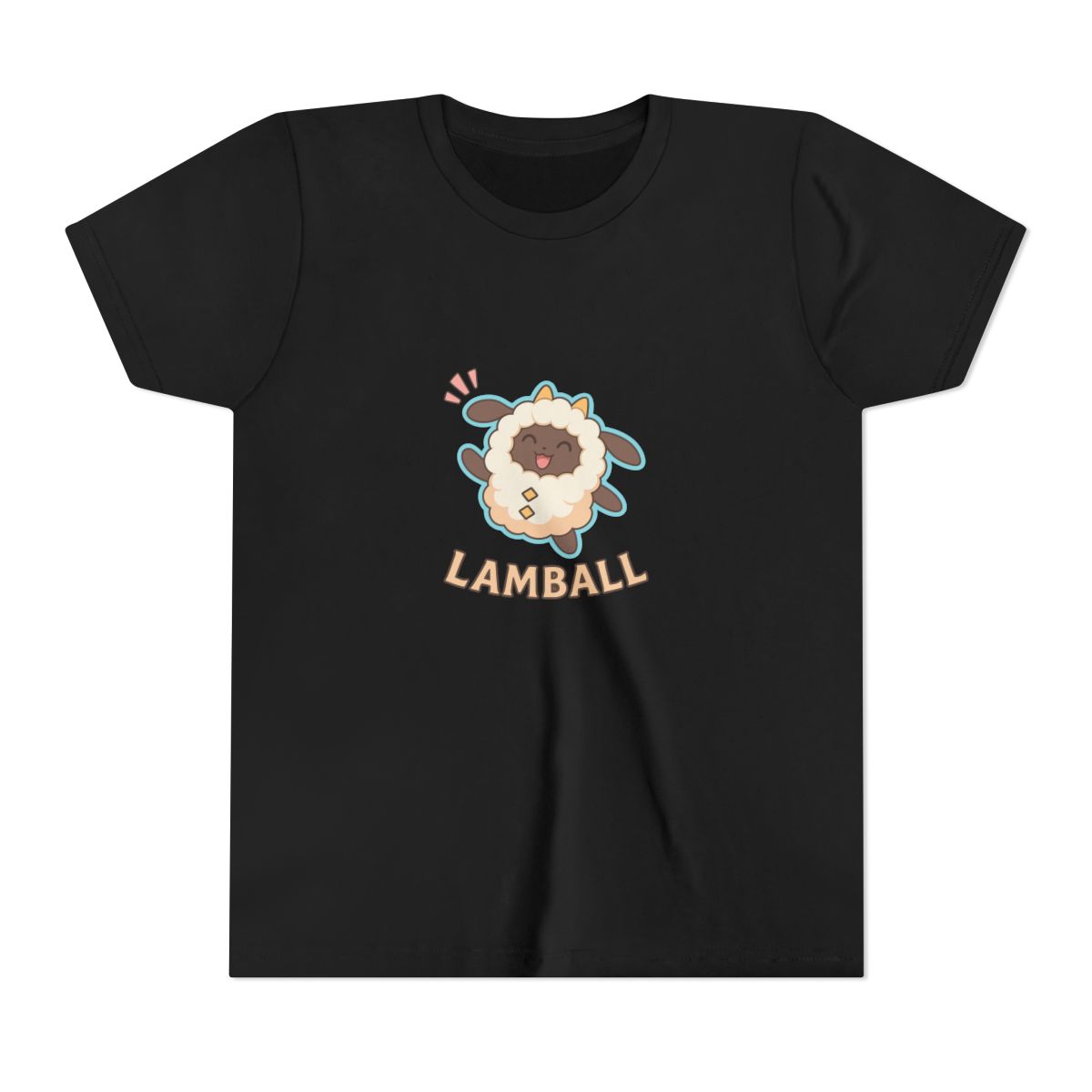 Lamball Palworld Adorable Creature Kids T-Shirt